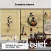 Auvent de balcon fenêtre murale suspendue stores naturel rétro simple partition pare-soleil style japonais Color : Style 2  Size : W85*H185cm - B07VRVBFKJ